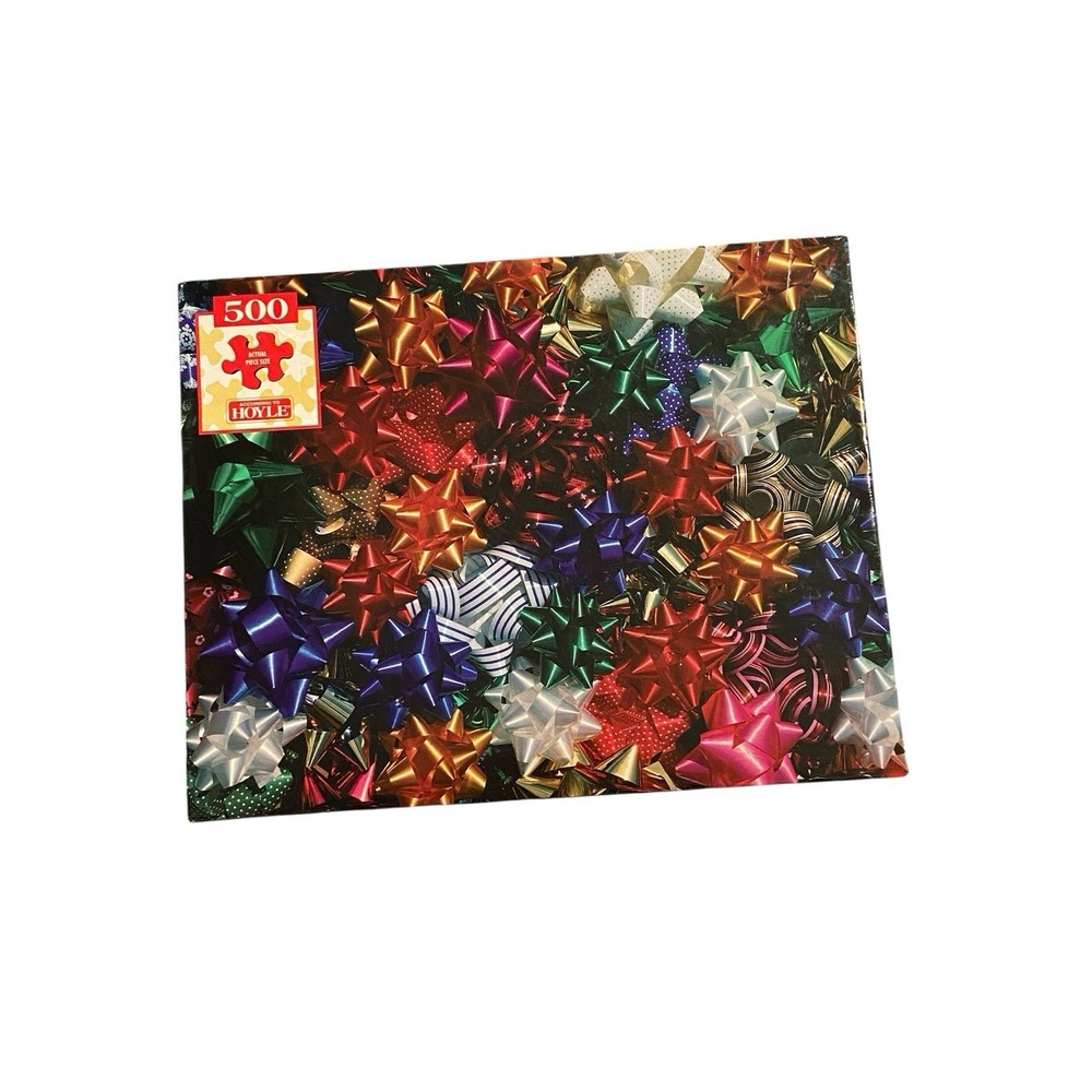 According to Hoyle 500 Piece Jigsaw Puzzle Crown Collection Gift Bows 1997